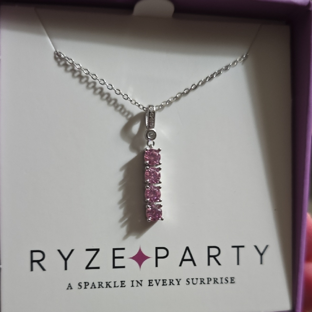 New With Box Ryze Sterling Silver Necklace.